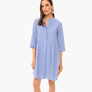 Tuckernuck Blue Stripe Cotton Royal Shirt